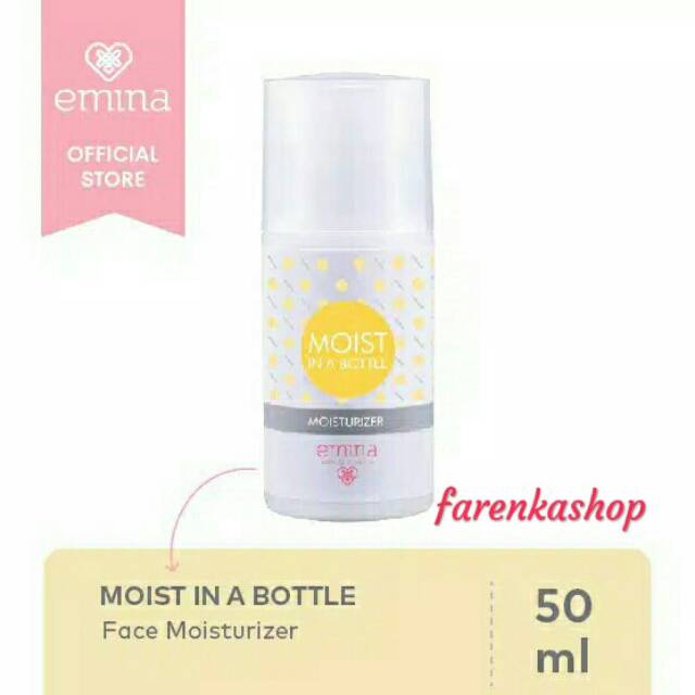 ( MOISTURIZER ) PELEMBAB EMINA MOIST IN BOTTLE 50ml