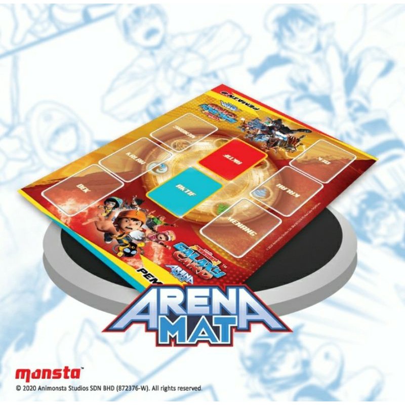 BoBoiBoy Galaxy Card — Arena Mat