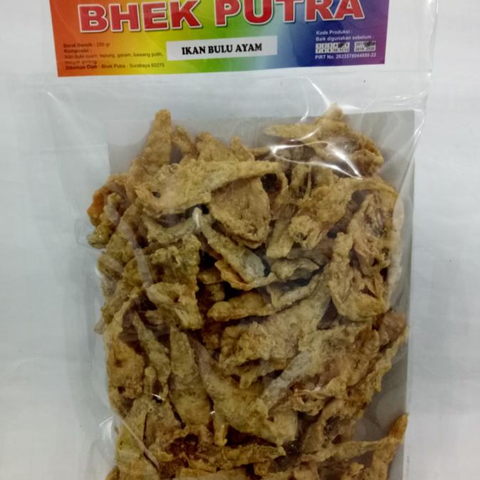

ikan asin bulu ayam goreng