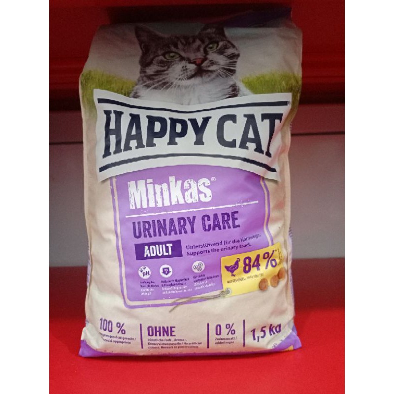 Happy Cat Minkas Urinary Care Adult 1,5 kg perwatan saluran kencing pipis