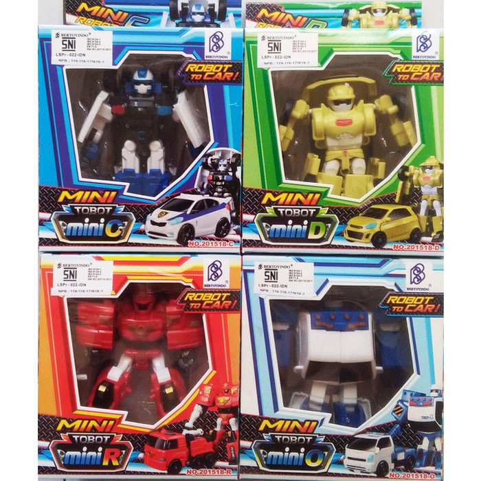 MAINAN TOBOT MINI SERIES  ROBOT TOBOT MINI TOBOT Y W X Z