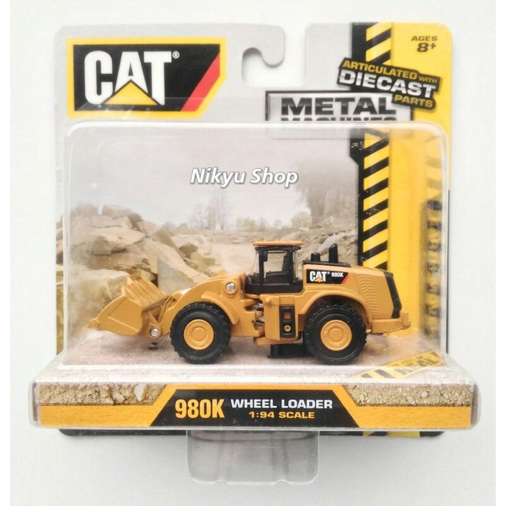 Toy State CAT Caterpillar Metal Machines 980K Wheel Loader