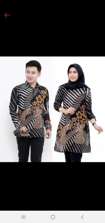 Couple Batik Tunik Kemeja Emhabatik Batik Terlaris