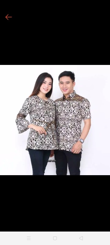Cemen Batik Hrb026 Kenongo Kemeja Tosca Pendek Pekalongan Padi M L Xl Sogan Tulis Halus Kemeja Batik