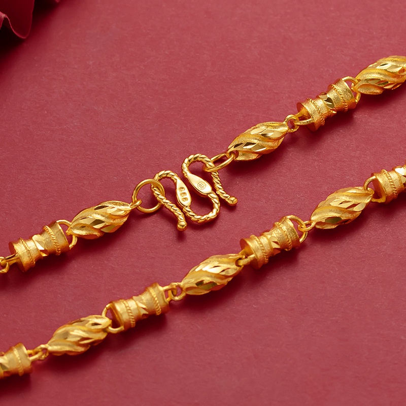 Kalung Emas Emas Asli Kadar 375 916 Tahan Lama Untuk Pria