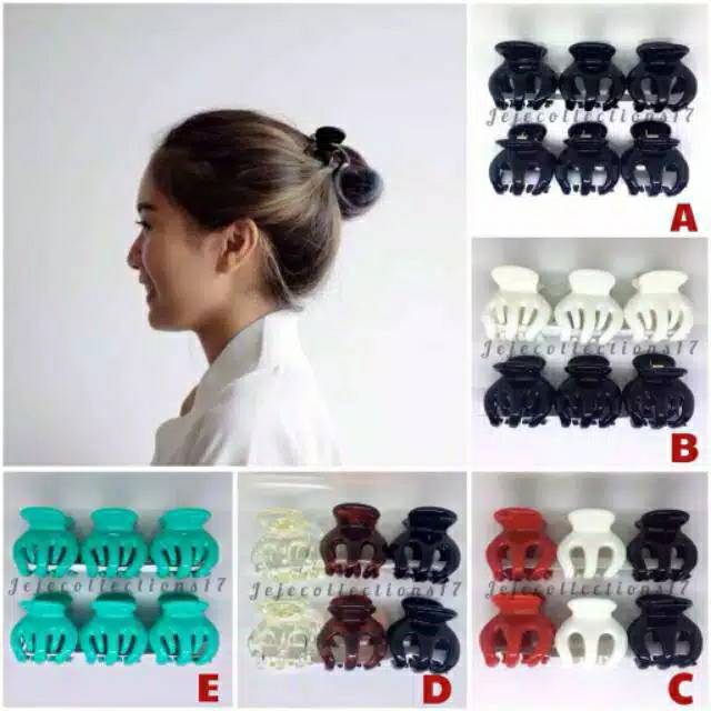 LUCKY FASHION  Jepitan rambut 5 CM| original jedai | cepolan eksis | jepitan rambut original