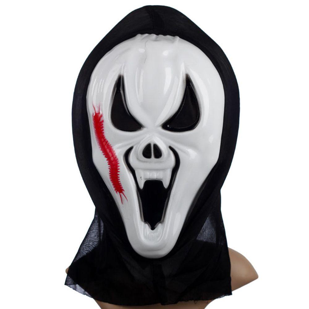 [Elegan] Topeng Halloween Mengerikan Untuk Tari Cosplay Dekorasi Pesta Prop Prom Perlengkapan Pesta Trick Toys Screaming Mask