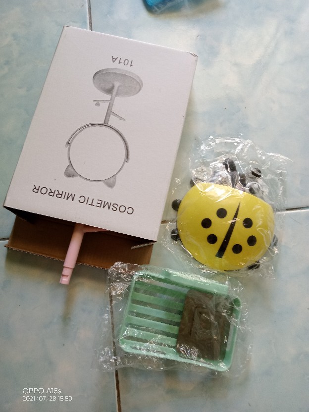 Elber Tempat Sikat Pasta Gigi Lady Bug Toothpaste Brush Organizer