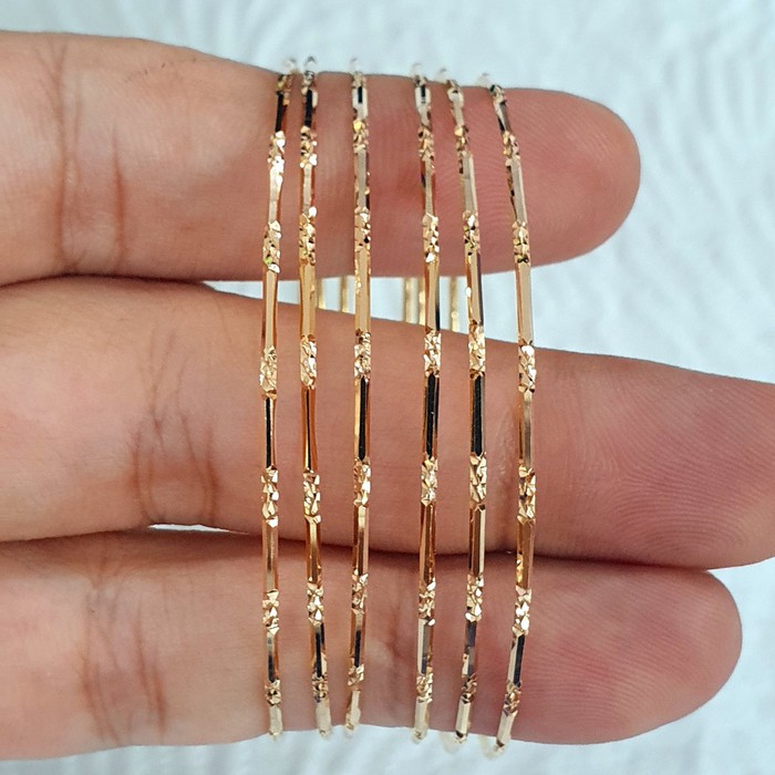 gelang keroncong selep variasi cukit emas 70% 700 70 %