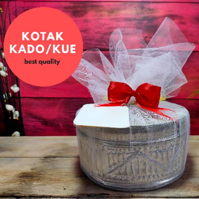 

DIY Gift /Tempat Kado/Hamper/Nastar bulat 1 Set isi 3 Pcs