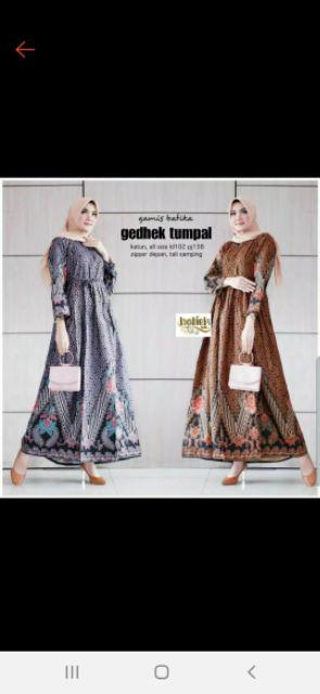 Madhumati.id Hilya Toraja Toyobo By Michan Gamis Batik Kekinian Murah