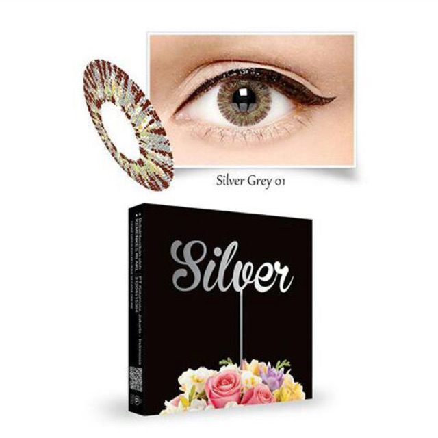 SOFTLENS ICE SILVER FREE LENSCASE