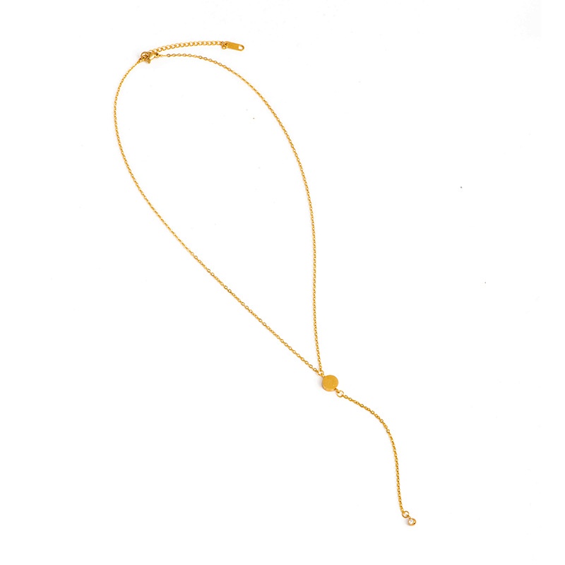 Internet selebriti gaya yang sama kalung cahaya mewah temperamen SHANZUAN Y kata panjang kalung wani