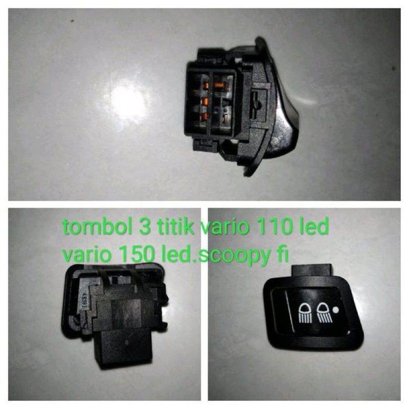 saklar dim 3 titik 5 socket pin vario 125 led vario 150 led