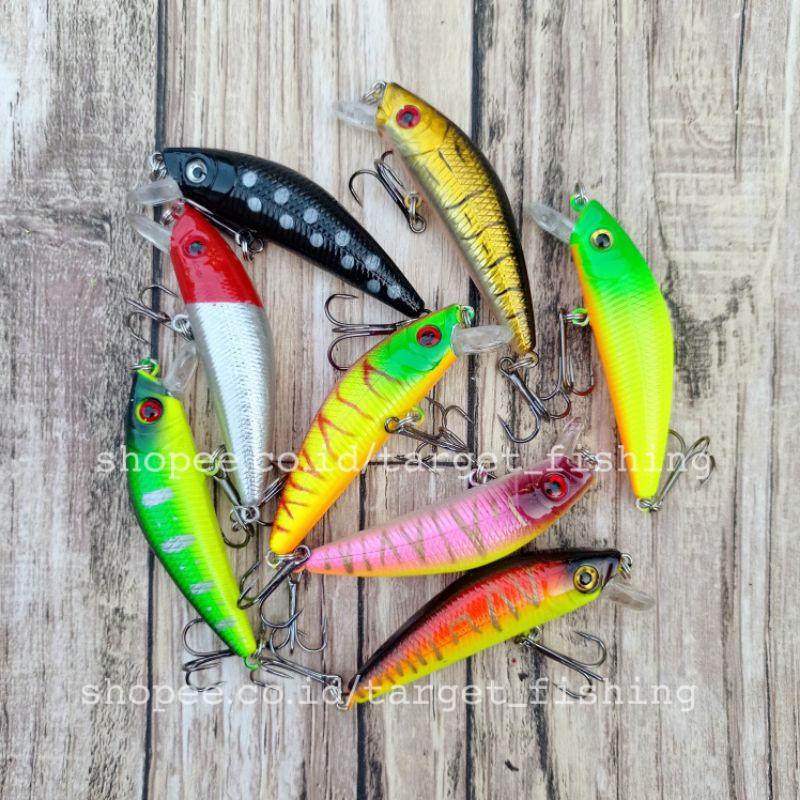 Minnow Floating AUTO GEOL 7cm 8.5gram - Umpan Casting Hampala Minow WTD