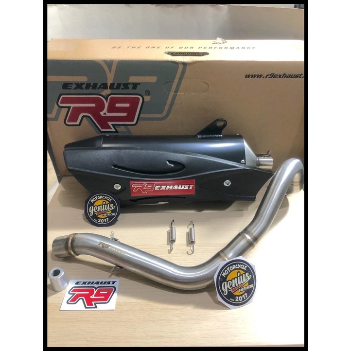 Knalpot R9 Beat Fi | Pop| Esp | Scoopy Fi Misano Black Series Original