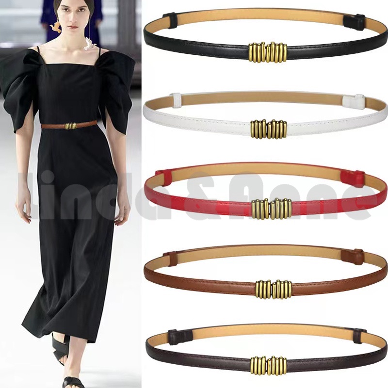 Ikat Pinggang Wanita Kulit Model Terbaru Mewah Kekinian Adjustable Korean Fashion sabuk