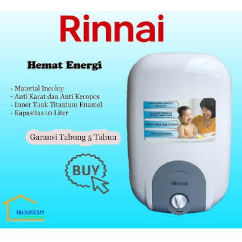 Water Heater Rinnai / Pemanas Air Listrik RES EC010 (10 Liter)