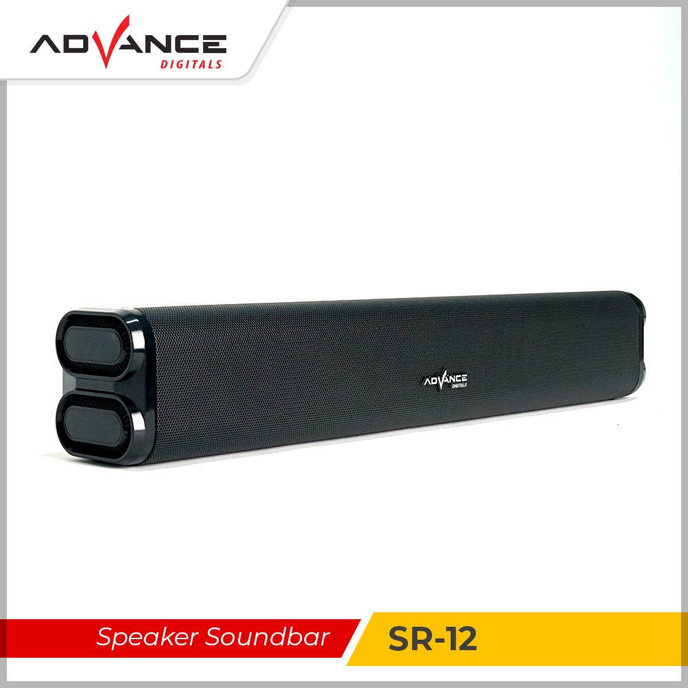 【READY STOCK】 Advance SR-12 Bluetooth Wireless Deep Bass Dual Woofer 2.25 Inc Hi-Fi Sound 1800mAh / Speaker Dual Woofer TWS Function