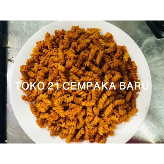 

MURAH Makaroni Spiral Goreng PEDAS 1 KG | Macaroni Spiral 1KG 1000gr 1000 gr