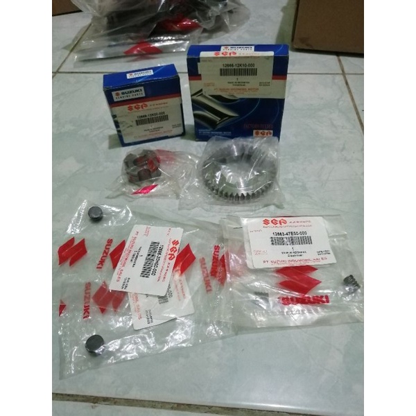 gear gigi balancer balanser plus karet damper balancer satria fu f1 injeksi asli