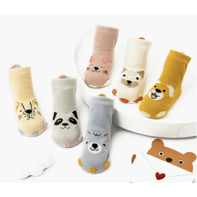 Kaos Kaki Bayi Animal CLAWS Antislip Import / Baby Cute Socks