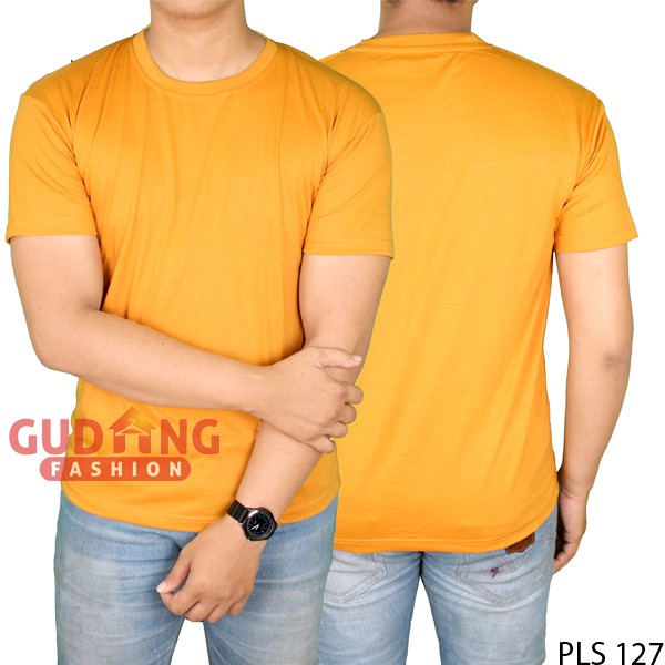 Kaos Terbaru Elegan Simple Polos Pria PLS 127