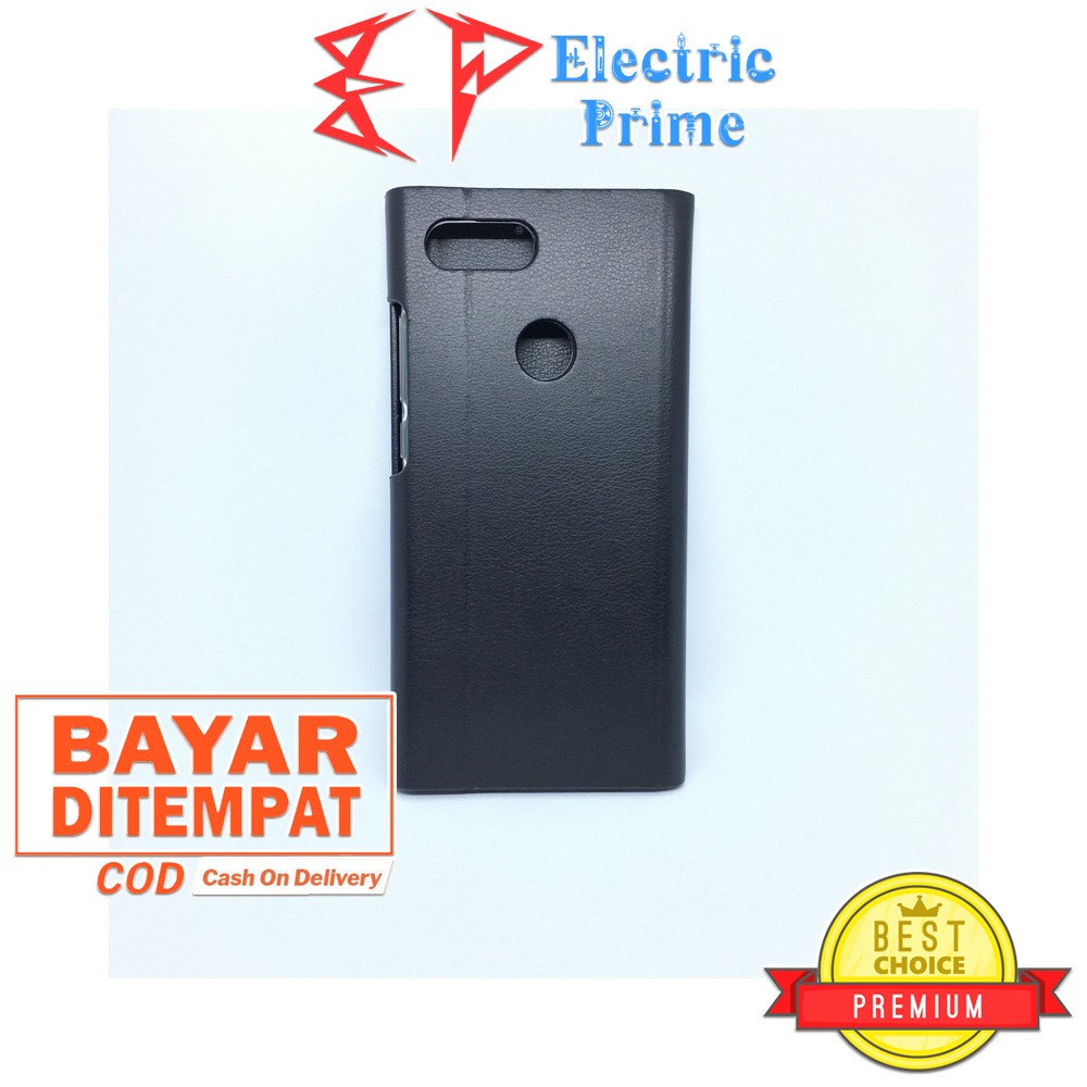 Casing Xiaomi Mi 8 Lite Flip Case Cover Bahan Leather Kulit Tebal