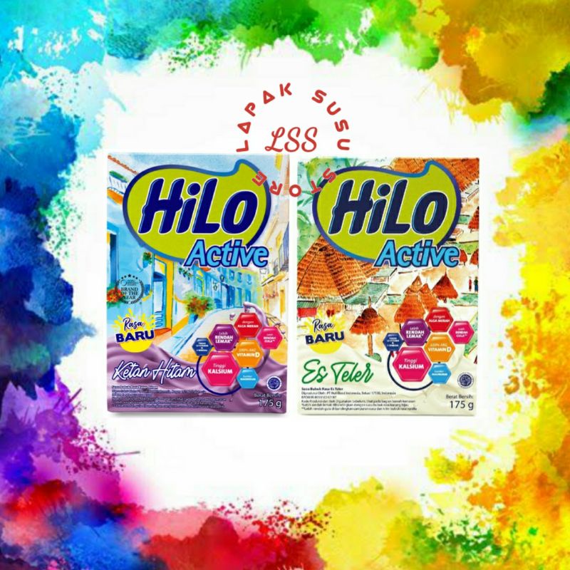 Hilo Active Ketan Hitam Es Teler 175 gr - Susu Tinggi Kalsium
