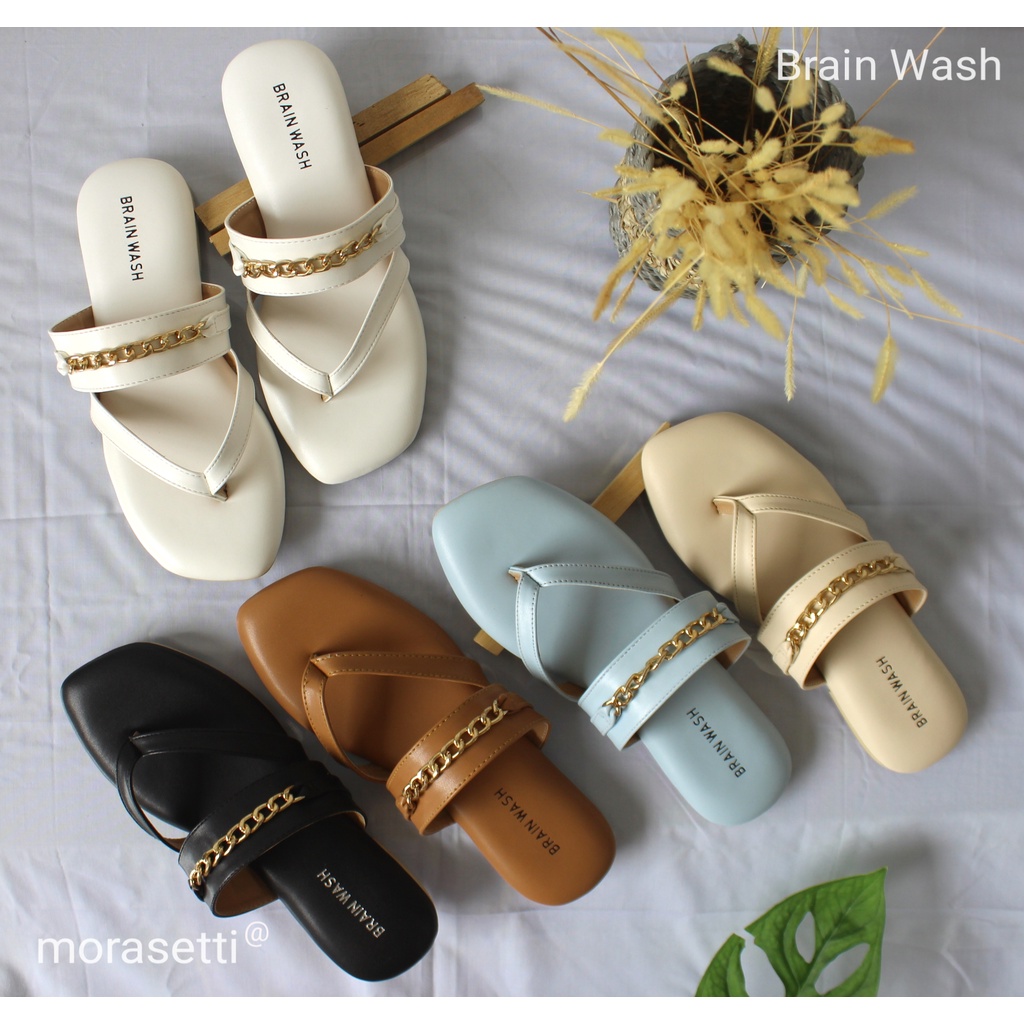 BRAIN WASH _ ROSALLE SANDAL TEPLEK WANITA TERBARU