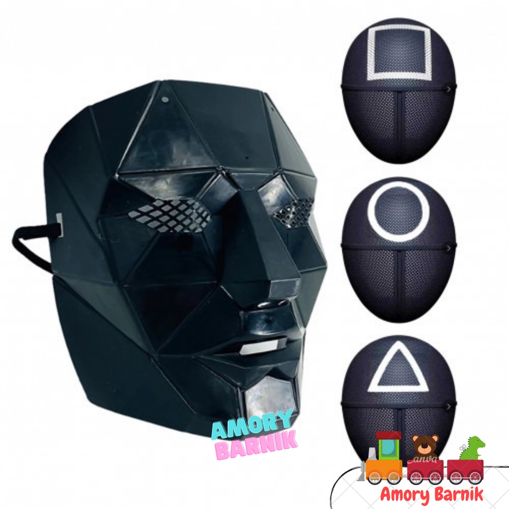 Topeng Squid Game Taehyung BTS - Topeng Frontman - Squid Game Mask
