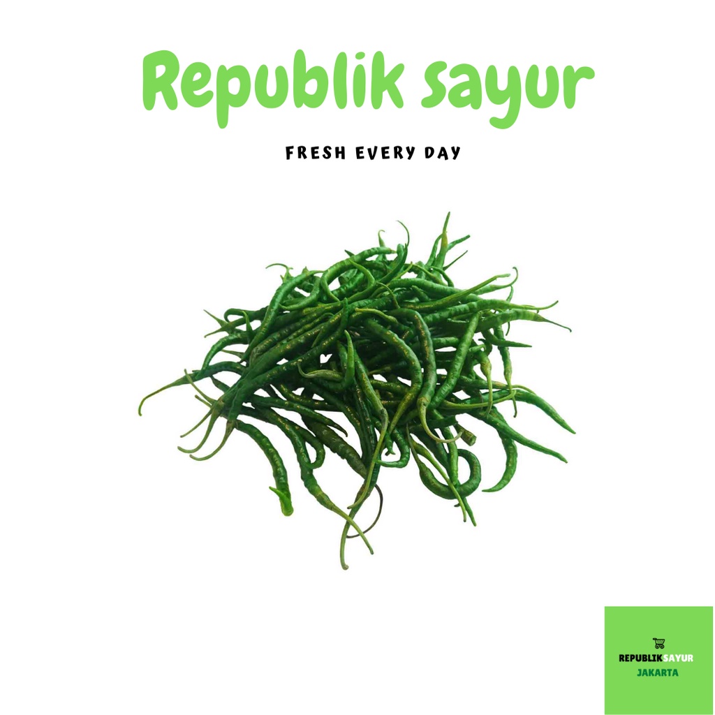 

Cabe Hijau Keriting 100gr