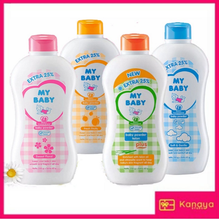 MY BABY Powder Extra Fill Bedak Bayi [250 g]