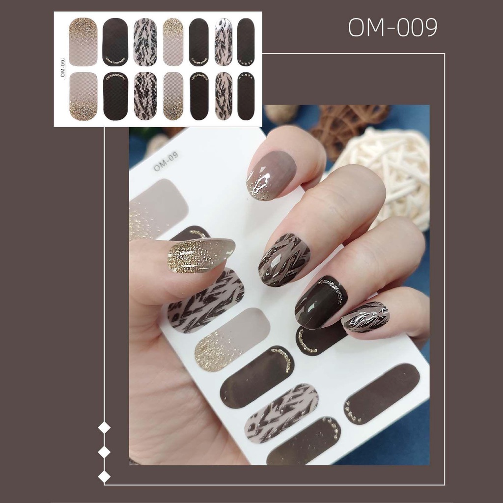 Mxbeauty Stiker Nail Art Fashion Bulan Bintang Sepuhan Perekat Stiker Manikur Aksesoris Nail Art Dekorasi