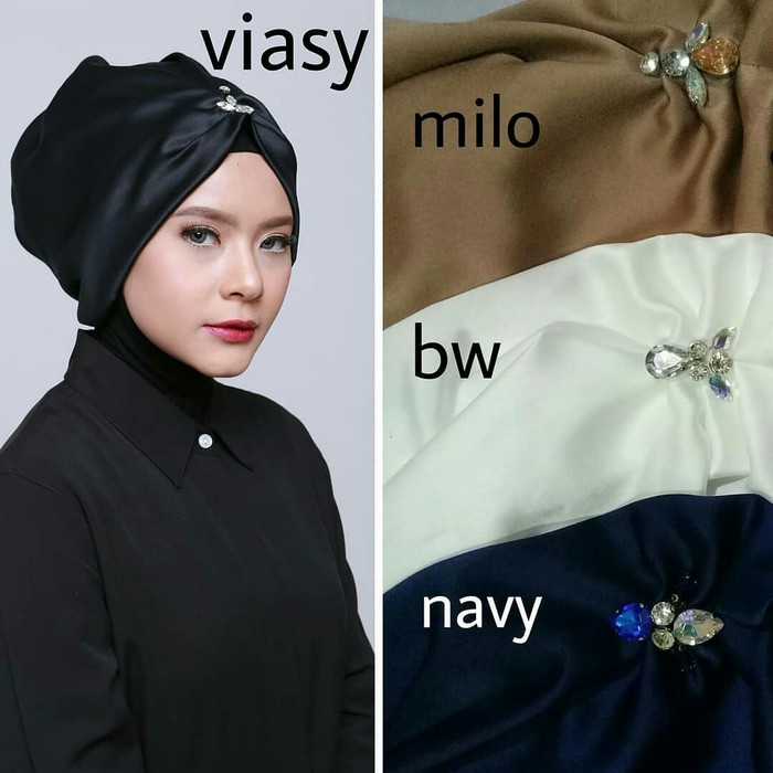 

Turban Instan Viasy Coklat Milo Diskon