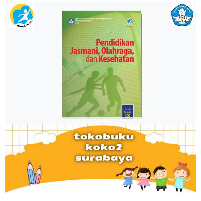 BUKU PAKET PJOK SMP KELAS 9 K13 REVISI 2018