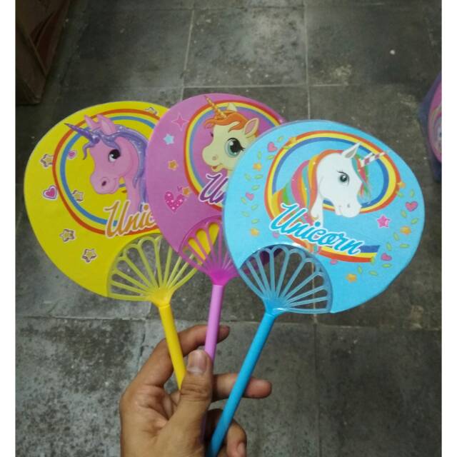 

Pulpen gel karakter unicorn kipas unik