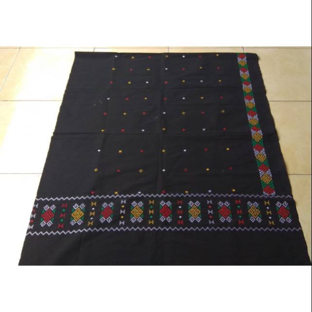 KAIN TENUN TROSO POLOS MODEL PAMIRING BINTIK BORDIL BESAR DAN HALUS SIZE 3M X 1,2M