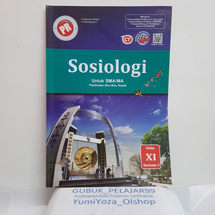 PR CT SOSIOLOGI Kelas 11 smt 2 INTAN PARIWARA Edisi 2020/2021  Original Book