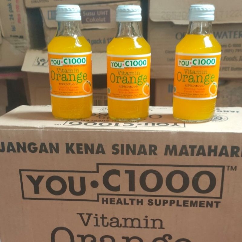 

YOU C 1000 orange 1/2dus exp agustus 2022.140 ml isi 15 botol