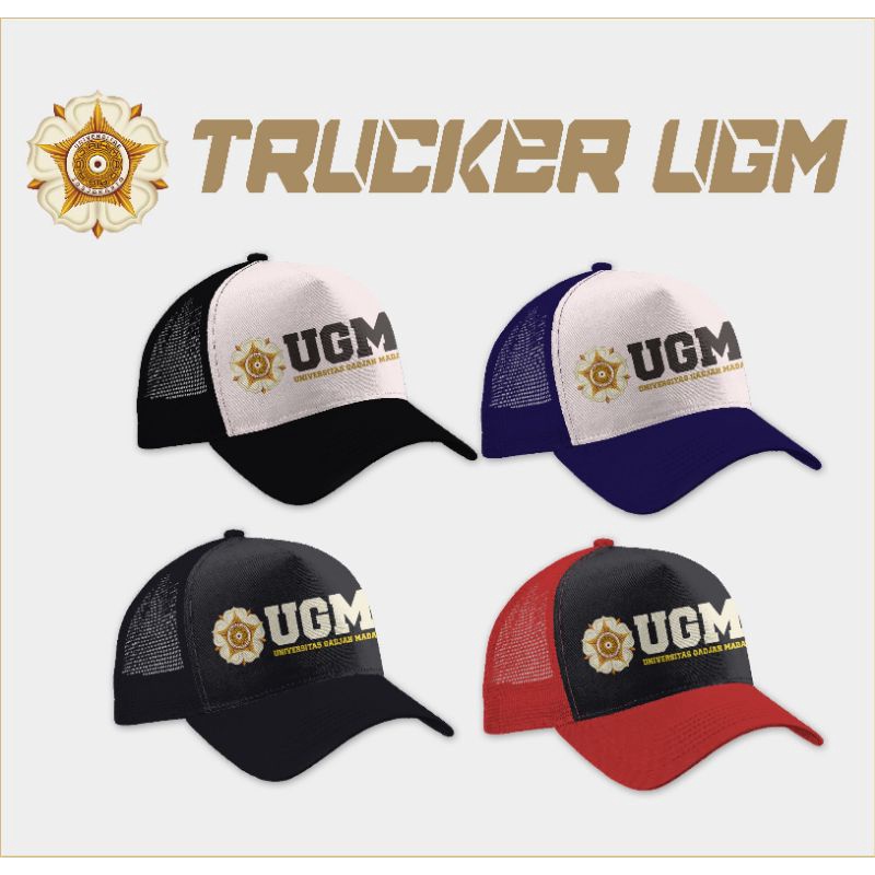 Topi UGM TRUCKER JARING Universitas Gadjah Mada Merchandise