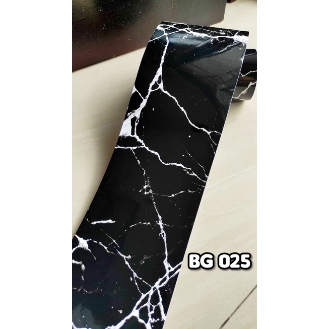 GM -BG025 BORDERLIST GLOSSY GRANIT HITAM PUTIH BORDER LIST ANAK BORDER MINIMALIS BORDER LIST GRANIT