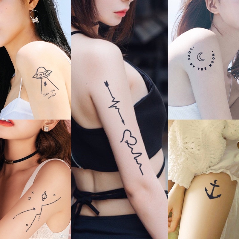 TATO ！Berubah warna！TEMPORER TEMPORARY TATTOO Sticker Waterproof Fake tattoo Tatto Temp premium quality 100x150mm