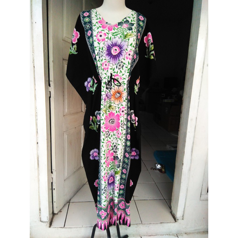 DRESS BATIK Batik halus PURI AGUNG daster longdres kalong serut  IWAZAH OFFICE