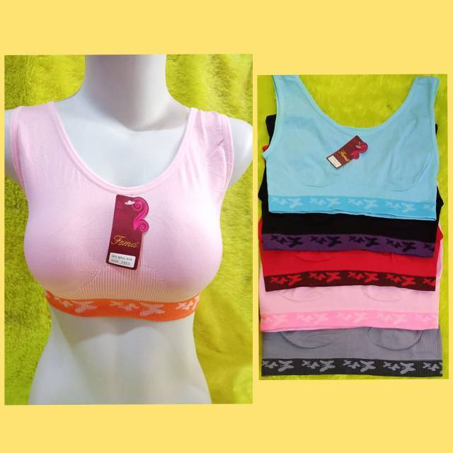 Miniset bra rajut jumbo ld 80-130cm miniset elastis bh sport bra olahraga /daily