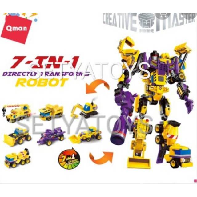 Mainan Anak Lego Qman Creatif Master 1401 7in 1