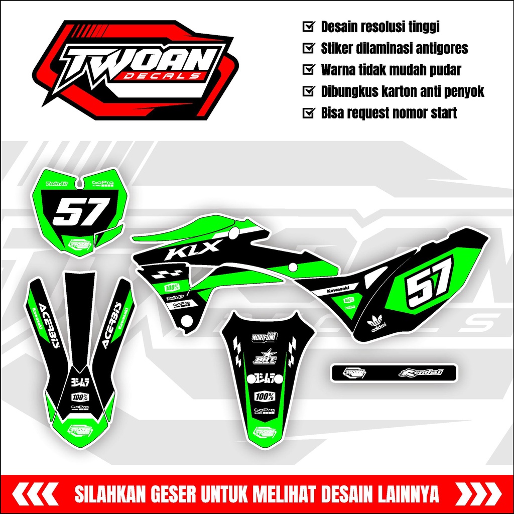 Decal KLX Gordon grafis 001