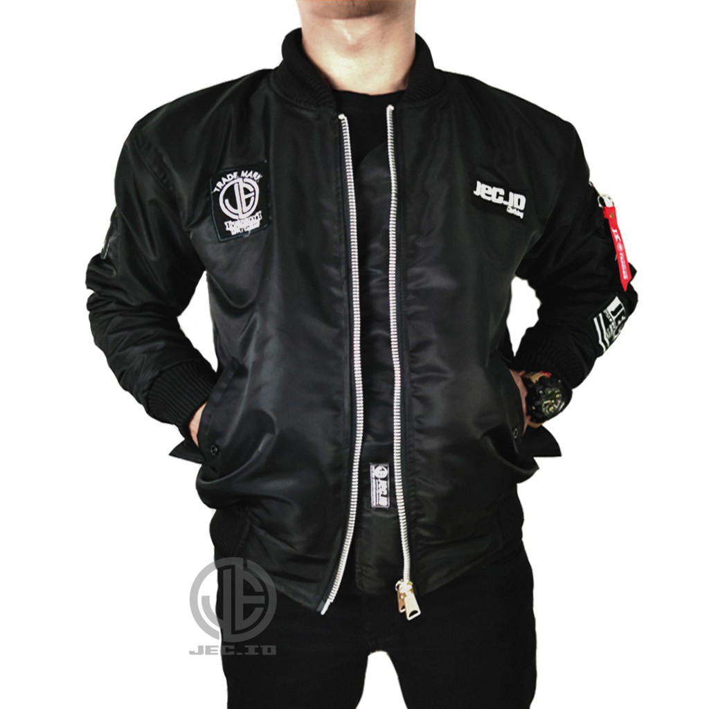 Jaket Bomber Original Jec 77 Full Premium Waterproof