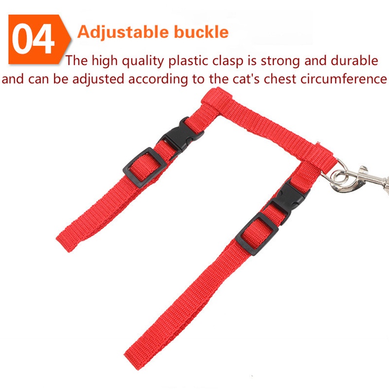 【Yayapet】Tali Tuntun Kucing/Anjing Kecil Cat Leash Kucing Harness Harness Dada Kucing Dan Anjing Bersikulasi Udara Tali Hewan Peliharaan Bereflektif Aksesoris Hewan Peliharaan