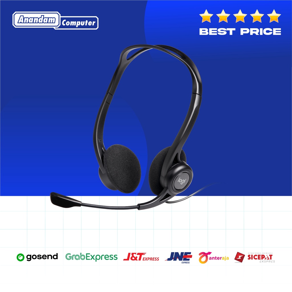 Logitech H370 USB Headset with audio digital - Headset USB